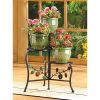 Country Apple Plant Stand - Rustic Farmhouse Decor for Indoor or Outdoor Use